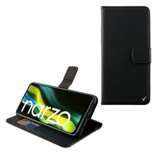 VOLTE-TEL ΘΗΚΗ REALME NARZO 50 6.6" ALLURE MAGNET BOOK STAND CLIP BLACK