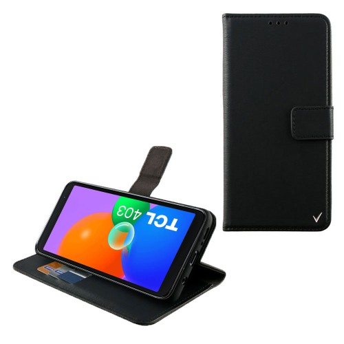 VOLTE-TEL ΘΗΚΗ TCL 403 T431 6.0" ALLURE MAGNET BOOK STAND CLIP BLACK
