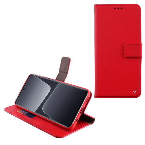 VOLTE-TEL ΘΗΚΗ XIAOMI 13 5G 6.36" ALLURE MAGNET BOOK STAND CLIP RED