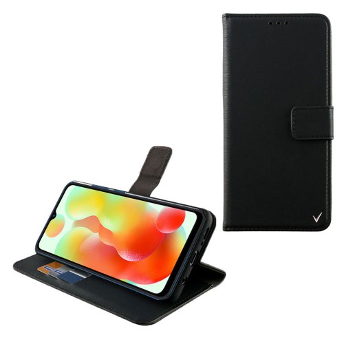 VOLTE-TEL ΘΗΚΗ XIAOMI REDMI 12C 6.71" ALLURE MAGNET BOOK STAND CLIP BLACK