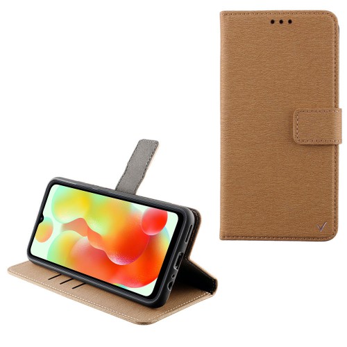 VOLTE-TEL ΘΗΚΗ XIAOMI REDMI 12C 6.71" ALLURE MAGNET BOOK STAND CLIP GOLD