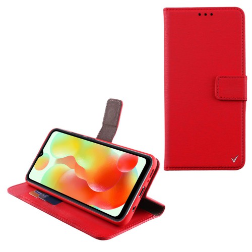 VOLTE-TEL ΘΗΚΗ XIAOMI REDMI 12C 6.71" ALLURE MAGNET BOOK STAND CLIP RED