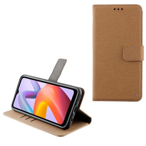 VOLTE-TEL ΘΗΚΗ XIAOMI REDMI A1/REDMI A2 6.52" ALLURE MAGNET BOOK STAND CLIP GOLD