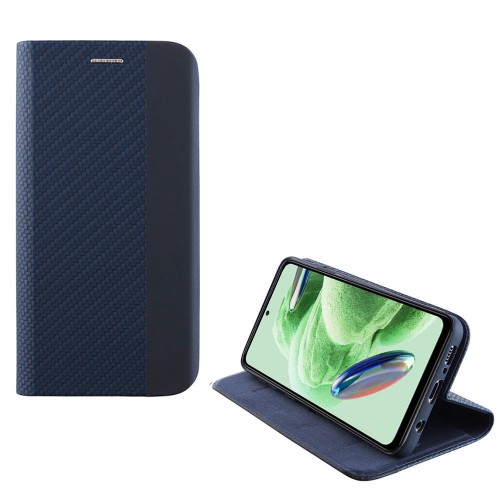 IDOL 1991 ΘΗΚΗ XIAOMI REDMI NOTE 12 5G 6.67" ELITE ANTI-RFID BOOK STAND BLUE