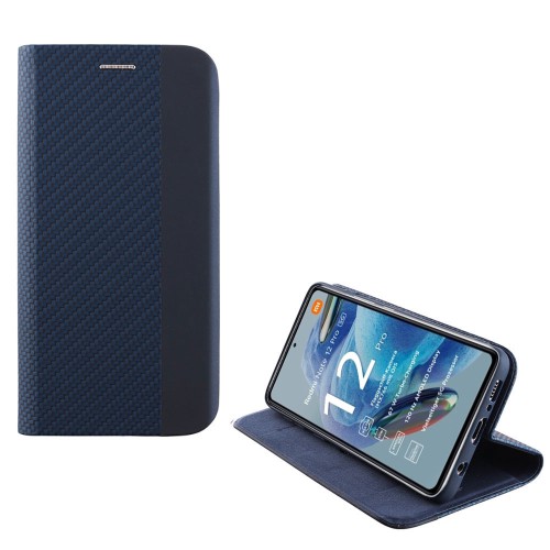 IDOL 1991 ΘΗΚΗ XIAOMI REDMI NOTE 12 PRO 5G 6.67" ELITE ANTI-RFID BOOK STAND BLUE