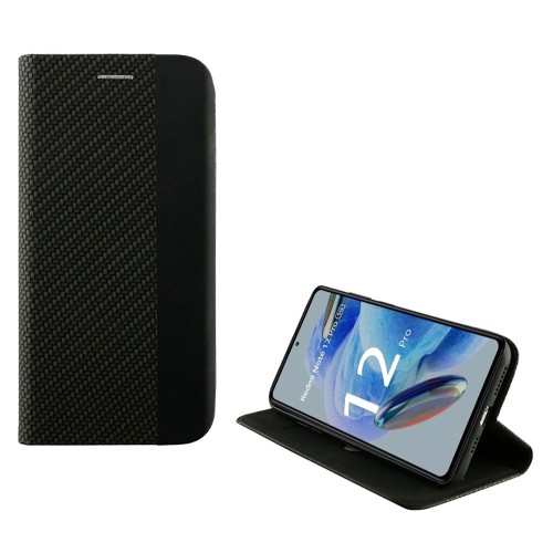 IDOL 1991 ΘΗΚΗ XIAOMI REDMI NOTE 12 PRO 5G 6.67" ELITE ANTI-RFID BOOK STAND BLACK