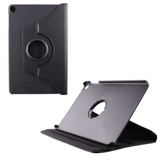 VOLTE-TEL ΘΗΚΗ HUAWEI MATEPAD SE 2023 10.1" LEATHER BOOK ROTATING STAND BLACK