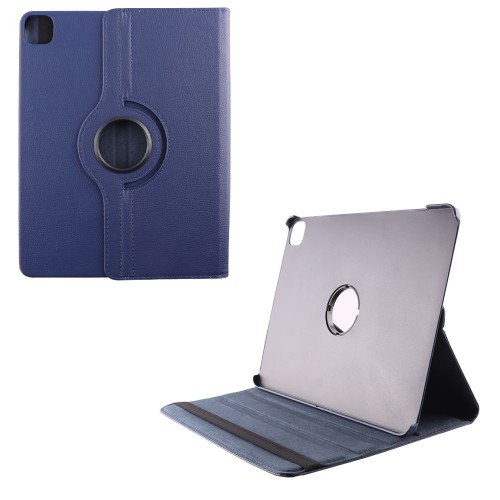 VOLTE-TEL ΘΗΚΗ IPAD PRO 2022/IPAD PRO 2021/IPAD PRO 2020 12.9" LEATHER BOOK ROTATING STAND BLUE
