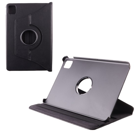 VOLTE-TEL ΘΗΚΗ TCL TAB 10S/TAB 10S 5G 10.1" LEATHER BOOK ROTATING STAND BLACK