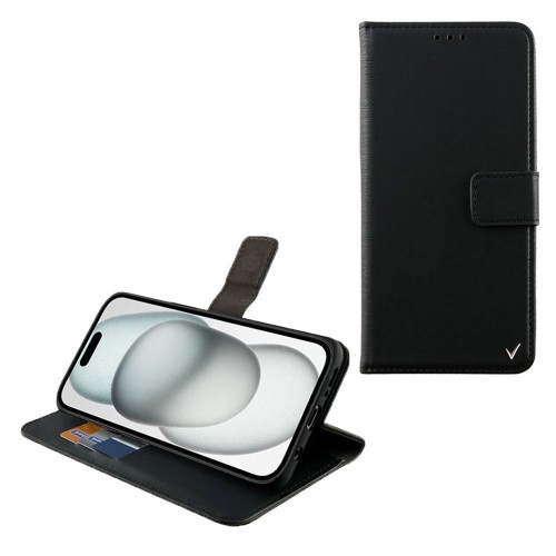 VOLTE-TEL ΘΗΚΗ IPHONE 15 6.1" ALLURE MAGNET BOOK STAND CLIP BLACK
