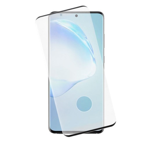IDOL 1991 TEMPERED GLASS SAMSUNG S20 PLUS G985 6.7" 9H 0.30mm 3D EDGE GLUE SEMI CURVED FINGER UNLOCK BLACK