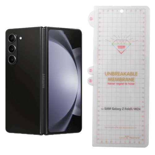 VOLTE-TEL PET SOFT FILM UNBREAKABLE MEMBRANE FOLDABLE SAMSUNG Z FOLD 5 5G F946 7.6" 0.20mm FRONT OUTSIDE