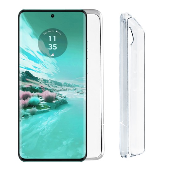 VOLTE-TEL ΘΗΚΗ MOTOROLA MOTO EDGE 40 5G 6.55" SLIMCOLOR AIR TPU CAMERA GUARD ΔΙΑΦΑΝΗ