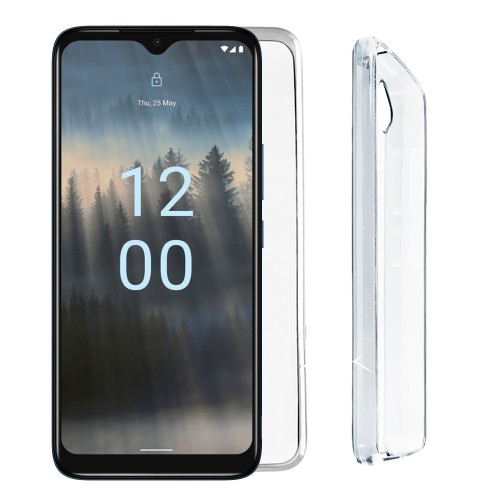 VOLTE-TEL ΘΗΚΗ NOKIA C12 6.3" SLIMCOLOR AIR TPU CAMERA GUARD ΔΙΑΦΑΝΗ