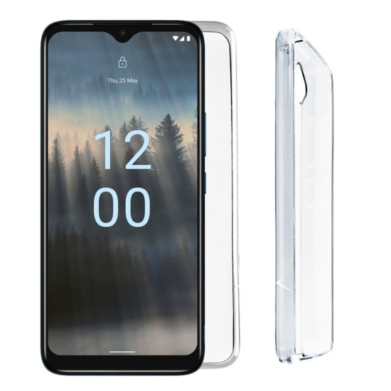 VOLTE-TEL ΘΗΚΗ NOKIA C12 6.3" SLIMCOLOR AIR TPU CAMERA GUARD ΔΙΑΦΑΝΗ