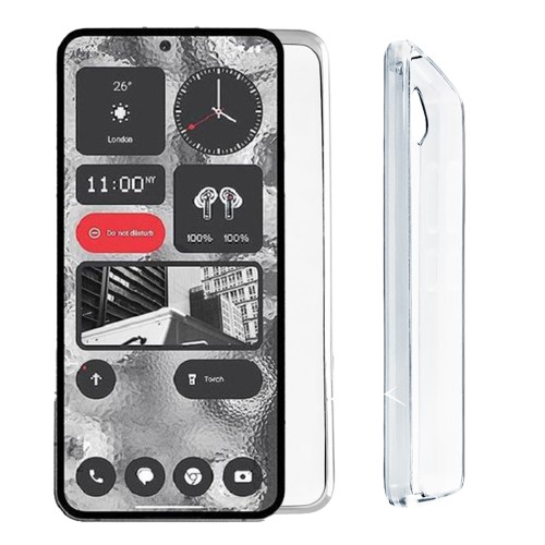 VOLTE-TEL ΘΗΚΗ NOTHING PHONE 2 5G 6.7" SLIMCOLOR AIR TPU CAMERA GUARD ΔΙΑΦΑΝΗ