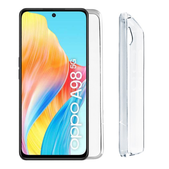 VOLTE-TEL ΘΗΚΗ OPPO A98 5G 6.72" SLIMCOLOR AIR TPU CAMERA GUARD ΔΙΑΦΑΝΗ