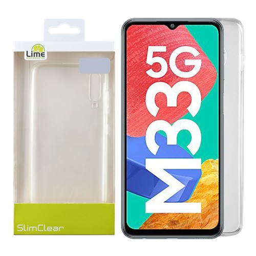 LIME ΘΗΚΗ SAMSUNG M33 5G M336 6.6" SLIMCLEAR TPU CAMERA GUARD ΔΙΑΦΑΝΗ