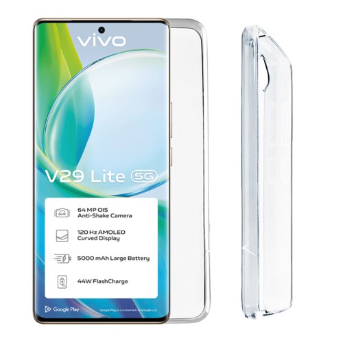 VOLTE-TEL ΘΗΚΗ VIVO V29 LITE 5G 6.78" SLIMCOLOR AIR TPU CAMERA GUARD ΔΙΑΦΑΝΗ