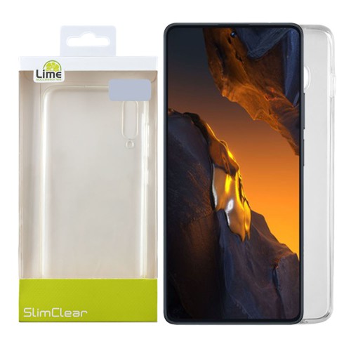 LIME ΘΗΚΗ XIAOMI POCO F5 5G 6.67" SLIMCLEAR TPU CAMERA GUARD ΔΙΑΦΑΝΗ