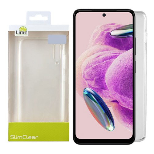 LIME ΘΗΚΗ XIAOMI REDMI NOTE 12S 6.43" SLIMCLEAR TPU CAMERA GUARD ΔΙΑΦΑΝΗ