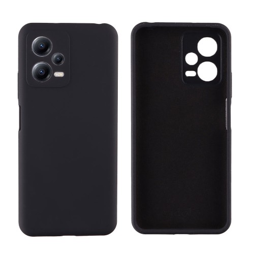 IDOL 1991 ΘΗΚΗ XIAOMI REDMI NOTE 12 5G 6.67" VELVET ELITE TPU 4 SIDE FULL CAMERA PROTECTION BLACK