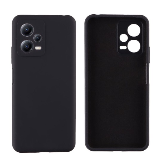 IDOL 1991 ΘΗΚΗ XIAOMI REDMI NOTE 12 5G 6.67" VELVET ELITE TPU 4 SIDE FULL CAMERA PROTECTION BLACK