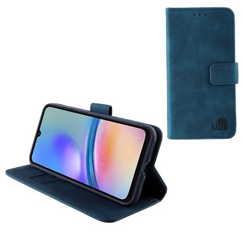 LIME ΘΗΚΗ SAMSUNG A05s 4G A057/F14 4G E145 6.7" ESSENTIAL MAGNET BOOK STAND CLIP DARK BLUE