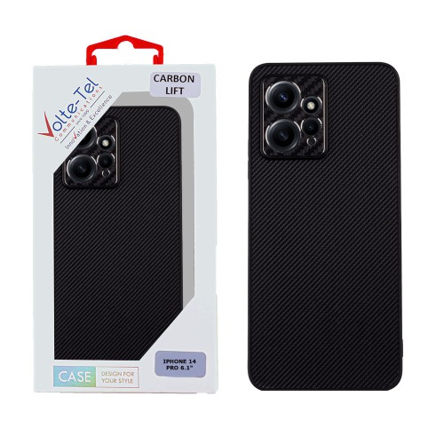 VOLTE-TEL ΘΗΚΗ XIAOMI REDMI NOTE 12 4G 6.67" CARBON LIFT FULL CAMERA PROTECTION BLACK