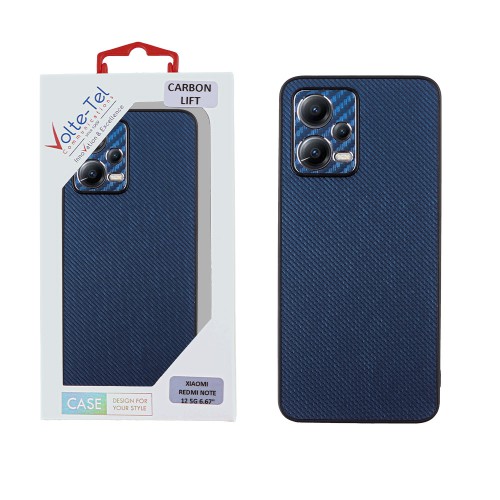VOLTE-TEL ΘΗΚΗ XIAOMI REDMI NOTE 12 5G 6.67" CARBON LIFT FULL CAMERA PROTECTION BLUE