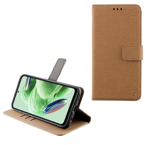 VOLTE-TEL ΘΗΚΗ XIAOMI REDMI NOTE 12 5G 6.67" ALLURE MAGNET BOOK STAND CLIP GOLD