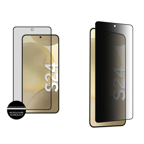 IDOL 1991 TEMPERED GLASS SAMSUNG S24 5G 6.2" 9H 0.25mm PREMIUM PRIVACY ANTISPY SEMI CURVED FULL GLUE BLACK