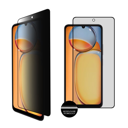 IDOL 1991 TEMPERED GLASS XIAOMI REDMI NOTE 13 4G 6.67" 9H 0.25mm PRIVACY ANTISPY SEMI CURVED FULL GLUE BLACK