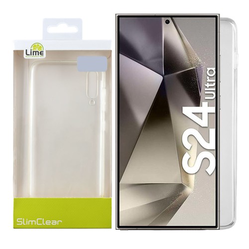 LIME ΘΗΚΗ SAMSUNG S24 ULTRA 5G S928 6.8" SLIMCLEAR PREMIUM TPU CAMERA GUARD ΔΙΑΦΑΝΗ