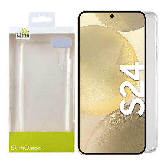 LIME ΘΗΚΗ SAMSUNG S24 5G S921 6.2" SLIMCLEAR PREMIUM TPU CAMERA GUARD ΔΙΑΦΑΝΗ