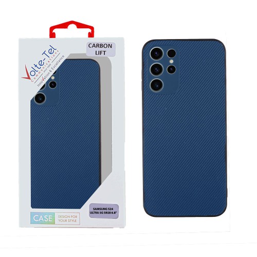 VOLTE-TEL ΘΗΚΗ SAMSUNG S24 ULTRA 5G S928 6.8" CARBON LIFT CAMERA GUARD BLUE