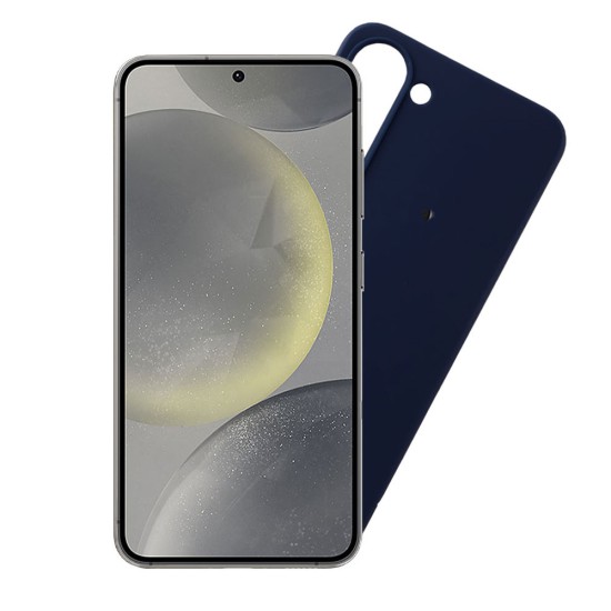 VOLTE-TEL ΘΗΚΗ SAMSUNG S24 5G S921 6.2" SILICON TPU CAMERA GUARD BLUE