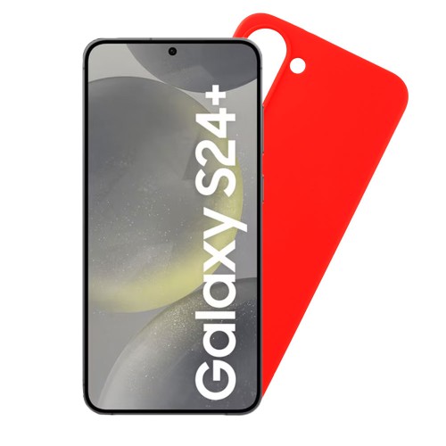 VOLTE-TEL ΘΗΚΗ SAMSUNG S24 PLUS 5G S926 6.7" SILICON TPU CAMERA GUARD RED