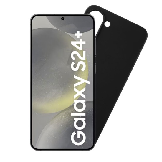 VOLTE-TEL ΘΗΚΗ SAMSUNG S24 PLUS 5G S926 6.7" SILICON TPU CAMERA GUARD BLACK