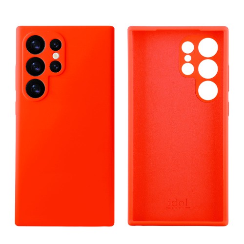 IDOL 1991 ΘΗΚΗ SAMSUNG S24 ULTRA 5G S928 6.8" VELVET ELITE TPU 4 SIDE FULL CAMERA PROTECTION RED
