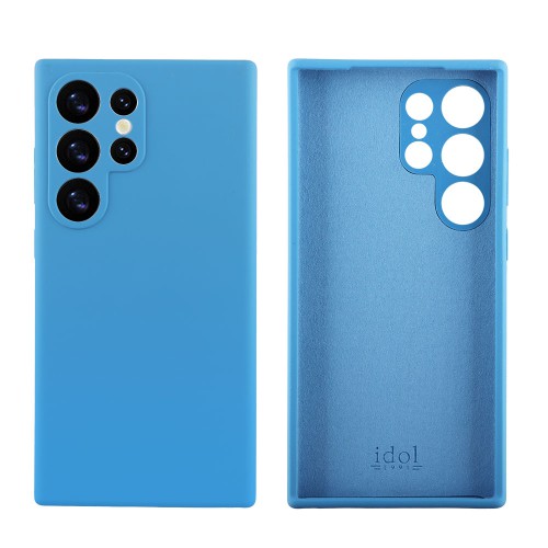 IDOL 1991 ΘΗΚΗ SAMSUNG S24 ULTRA 5G S928 6.8" VELVET ELITE TPU 4 SIDE FULL CAMERA PROTECTION WINTER BLUE