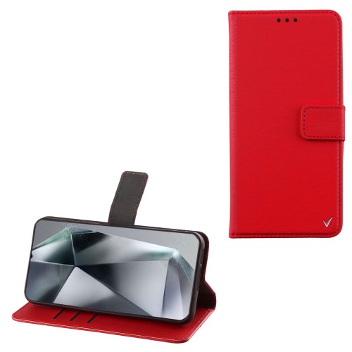 VOLTE-TEL ΘΗΚΗ SAMSUNG S24 ULTRA 5G S928 6.8" ALLURE MAGNET BOOK STAND CLIP RED