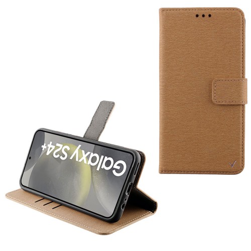 VOLTE-TEL ΘΗΚΗ SAMSUNG S24 PLUS 5G S926 6.7" ALLURE MAGNET BOOK STAND CLIP GOLD