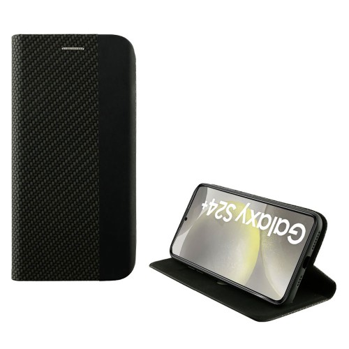IDOL 1991 ΘΗΚΗ SAMSUNG S24 PLUS 5G S926 6.7" ELITE ANTI-RFID BOOK STAND BLACK