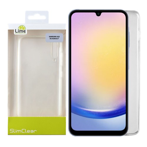 LIME ΘΗΚΗ SAMSUNG A25 5G A256 6.5" SLIMCLEAR TPU CAMERA GUARD ΔΙΑΦΑΝΗ