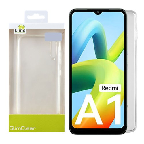 LIME ΘΗΚΗ XIAOMI REDMI A1/REDMI A2 6.52" SLIMCLEAR TPU CAMERA GUARD ΔΙΑΦΑΝΗ