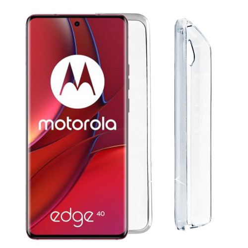 VOLTE-TEL ΘΗΚΗ MOTOROLA MOTO EDGE 40 NEO 5G 6.55" SLIMCOLOR AIR TPU CAMERA GUARD ΔΙΑΦΑΝΗ