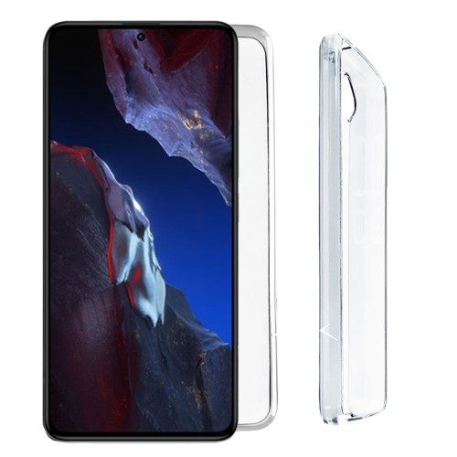 VOLTE-TEL ΘΗΚΗ XIAOMI POCO F5 PRO 5G 6.67" SLIMCOLOR AIR TPU CAMERA GUARD ΔΙΑΦΑΝΗ