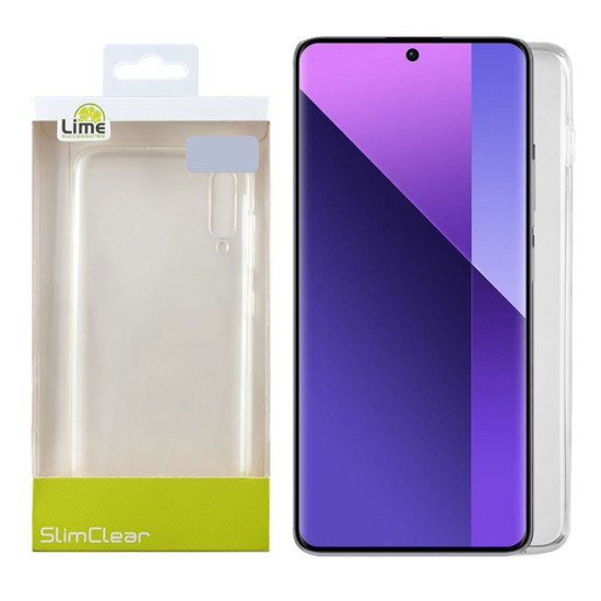 LIME ΘΗΚΗ XIAOMI REDMI NOTE 13 PRO PLUS 5G 6.67" SLIMCLEAR TPU CAMERA GUARD ΔΙΑΦΑΝΗ