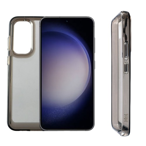 IDOL 1991 ΘΗΚΗ SAMSUNG S23 FE 5G S711 6.4" CRISTALYTE TPU CAMERA GUARD ΔΙΑΦΑΝΗ ΓΚΡΙ